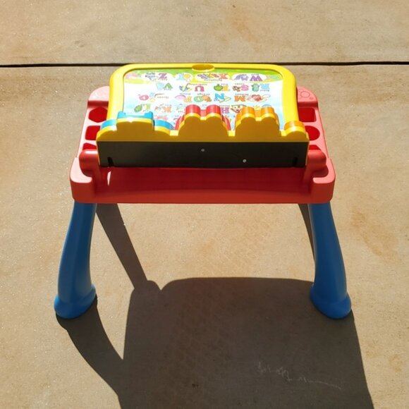 VTech Touch and Learn Activity Desk Deluxe - Red & Blue - Pre-Owned - Picture 7 of 16